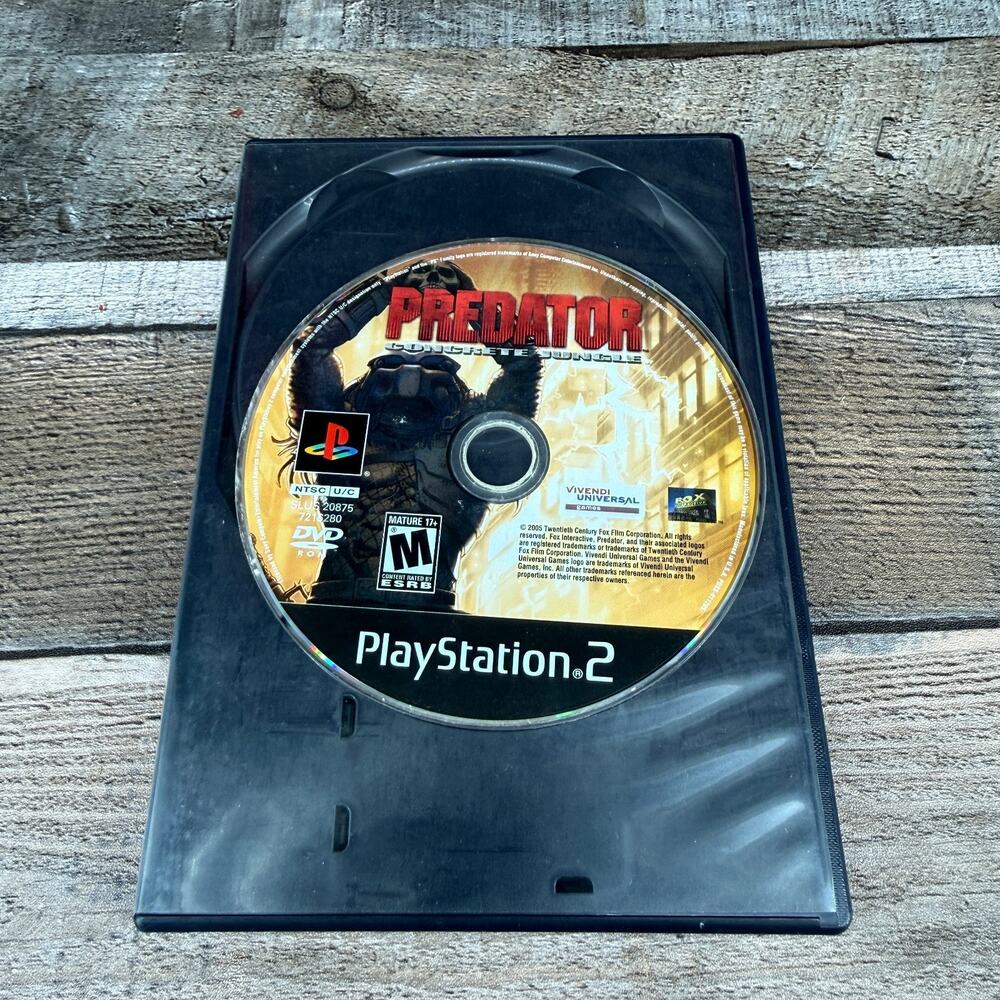 Predator: Concrete Jungle PS2 Sony PlayStation 2, 2005 Disc Only
